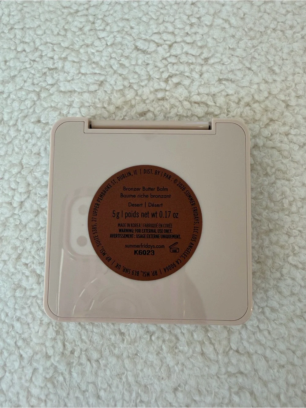 Summer Fridays Bronzer Butter Balm SHADE: Haze